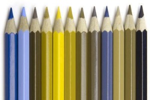 Colour pencils as seen through Dads eyes