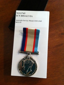 The Australia Service Medal - R N Di Salvia N211765