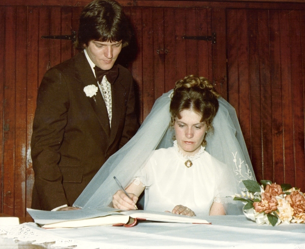 Signing the Marriage Register