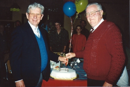 Gordon Allsopp with Ted Preston