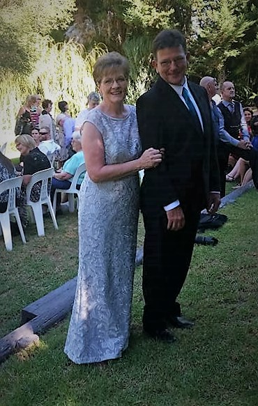 Terry and Julie - Proud Parents of the Groom and new In-Laws to his Bride