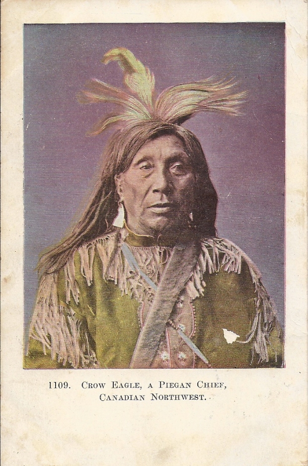 Crow Eagle, a Piegan Chief, Canadian Northwest