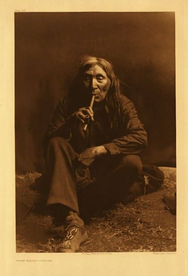 Crow Eagle Photo - 1900 - Taken by Edward S Curtis